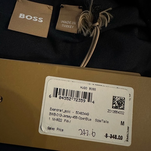 Hugo Boss Jersey openblue midi dress size M - Picture 12 of 15